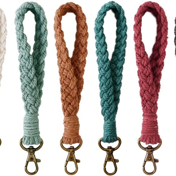 2 PCS Phone Wrist Strap, Cell Phone Lanyard, with 2× Phone Tether Tab, Handmade - Picture 4 of 6